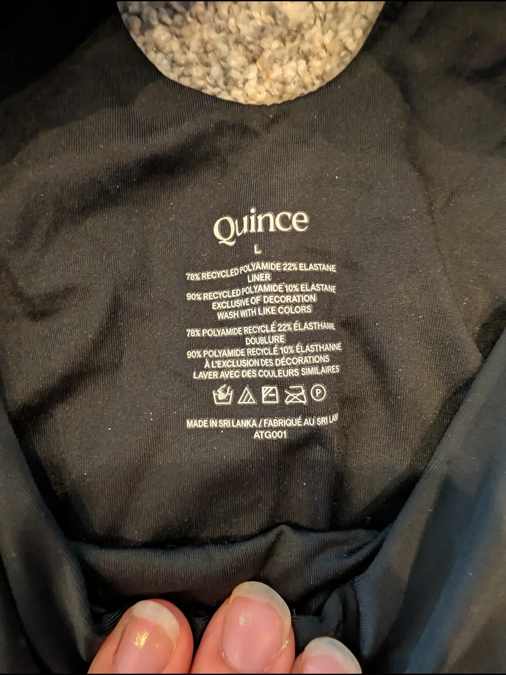 New with tags- Quince Black One-Piece Swimsuit with Cutout - stunning